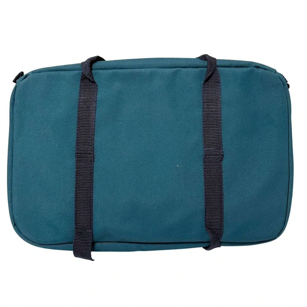 Pyrex Portable Teal Insulated Casserole Carrier Bag Microcore Hot Cold Thermal *